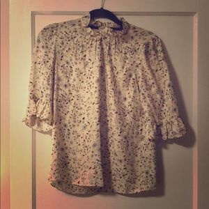 Rebecca Taylor Floral Blouse